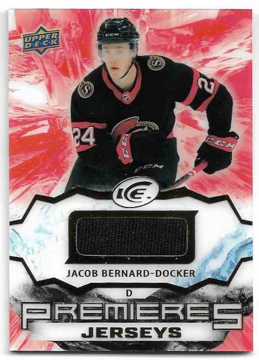 Rookie Premieres Jerseys JACOB BERNARD-DOCKER 21-22 UD Ice