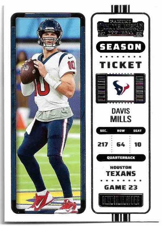 DAVIS MILLS 2022 Panini Contenders Football