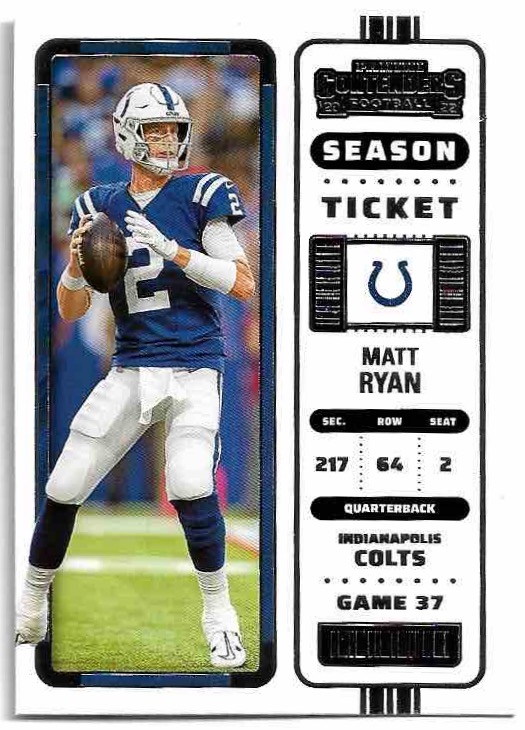 MATT RYAN 2022 Panini Contenders Football