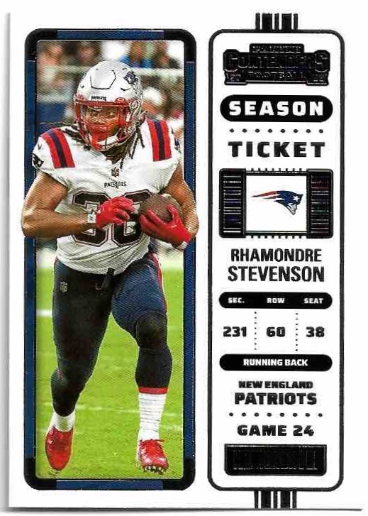 RHAMONDRE STEVENSON 2022 Panini Contenders Football