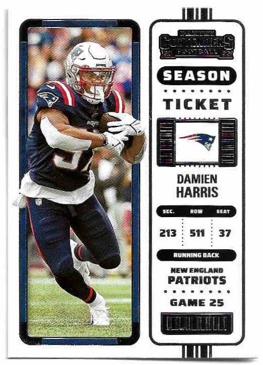 DAMIEN HARRIS 2022 Panini Contenders Football