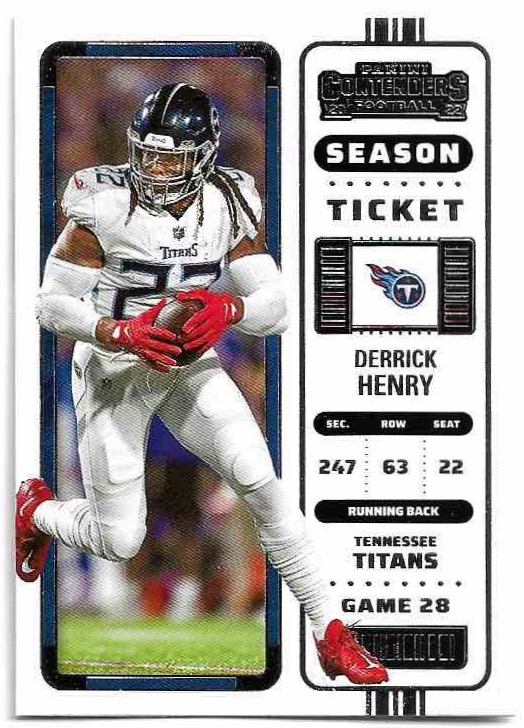 DERRICK HENRY 2022 Panini Contenders Football