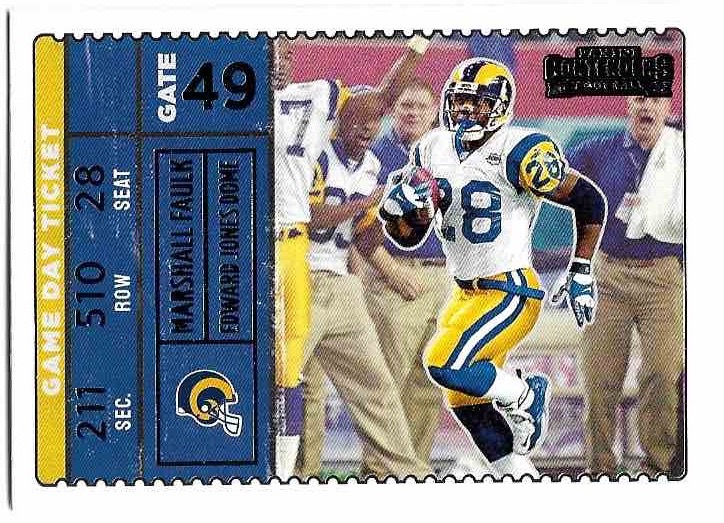 Game Day Ticket MARSHALL FAULK 2022 Panini Contenders Football