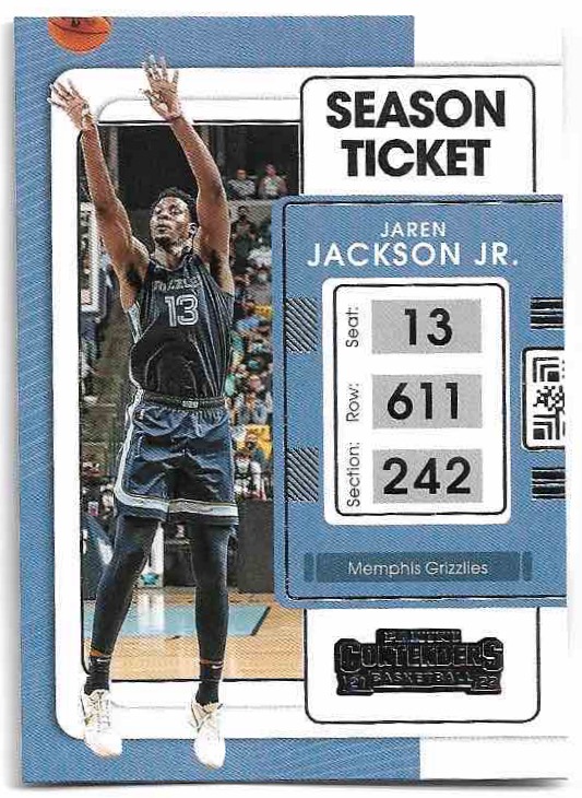JAREN JACKSON JR. 21-22 Panini Contenders Basketball