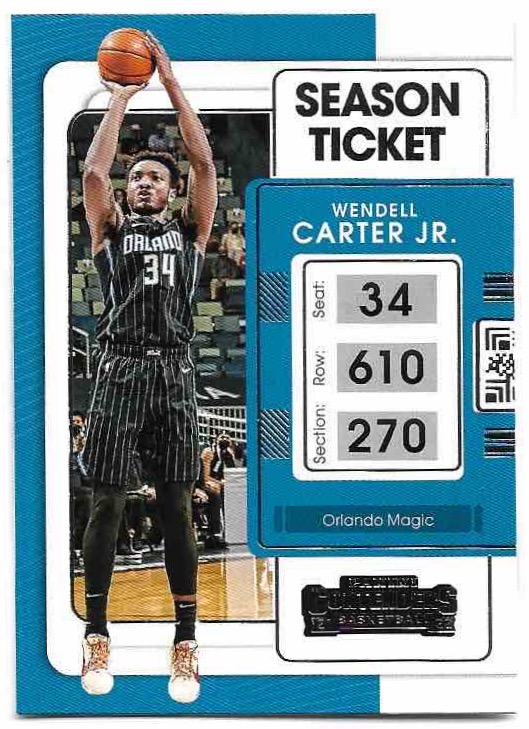 WENDELL CARTER JR. 21-22 Panini Contenders Basketball