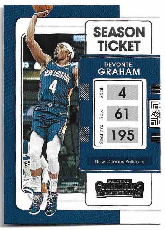 DEVONTE' GRAHAM 21-22 Panini Contenders Basketball