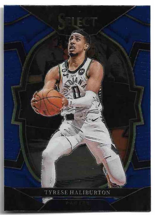 Blue Concourse TYRESE HALIBURTON 22-23 Panini Select Basketball