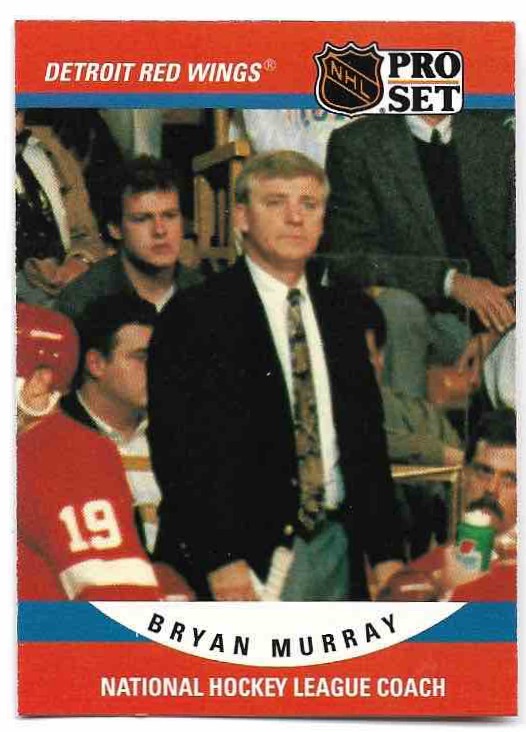 NHL Coach BRYAN MURRAY 90-91 Pro Set