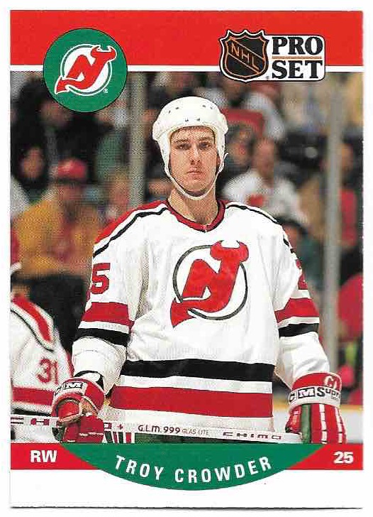 Rookie TROY CROWDER 90-91 Pro Set