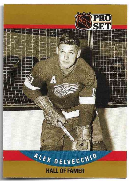 Hall of Famer ALEX DELVECCHIO 90-91 Pro Set