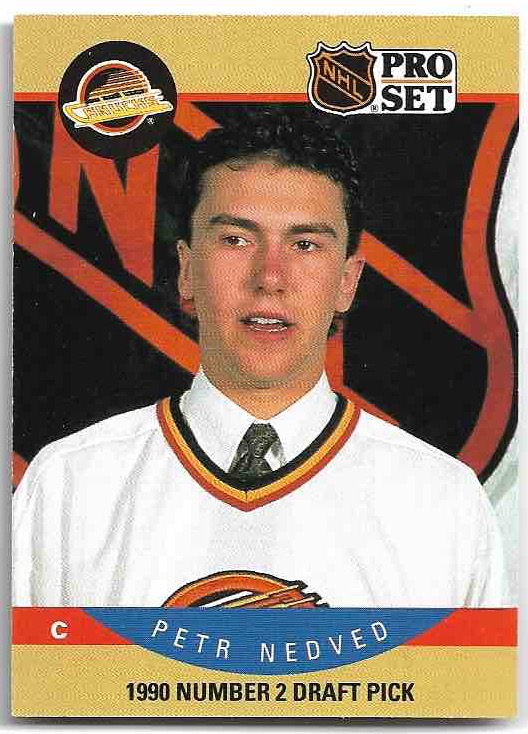Rookie Number Two Draft Pick PETR NEDVĚD 90-91 Pro Set
