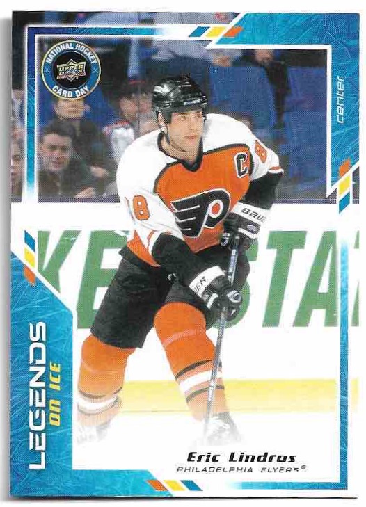Legends on Ice ERIC LINDROS 2024 UD National Hockey Card Day