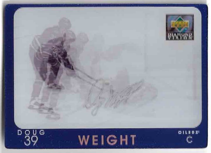 Signature Moves DOUG WEIGHT 97-98 UD Diamond Vision