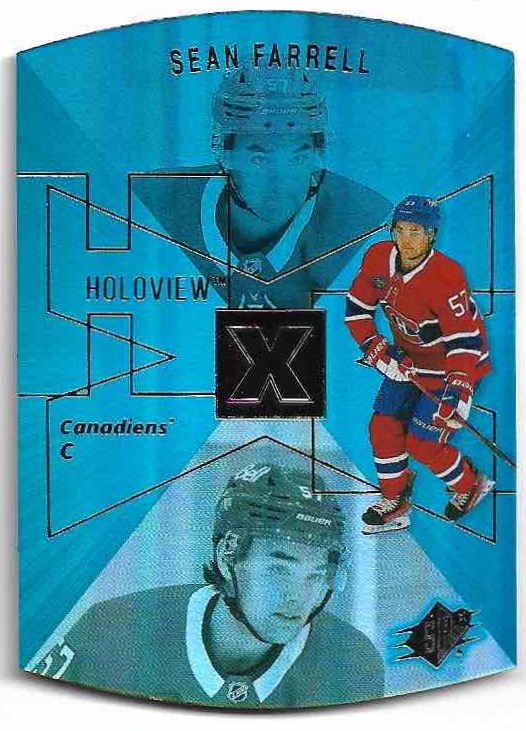 Rookie 1997-98 SPx Holoview SEAN FARRELL 23-24 UD Extended Series