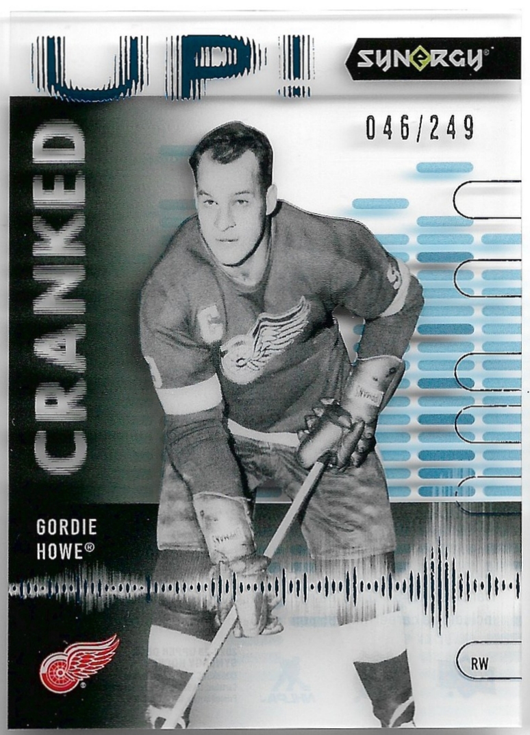 Blue Cranked Up GORDIE HOWE 22-23 UD Synergy /249
