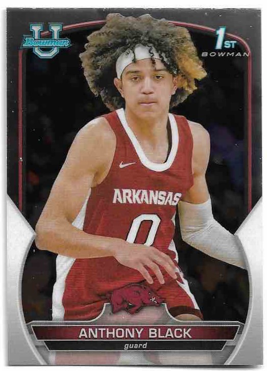 ANTHONY BLACK 22-23 Bowman University Chrome Basketball