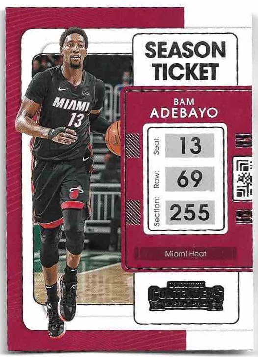 BAM ADEBAYO 21-22 Panini Contenders Basketball