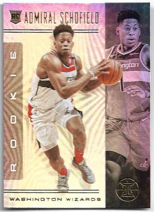 Rookie ADMIRAL SCHOFIELD 19-20 Panini Illusions Basketball