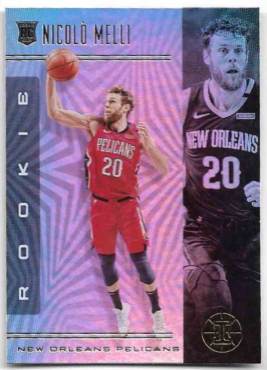 Rookie NICOLO MELLI 19-20 Panini Illusions Basketball
