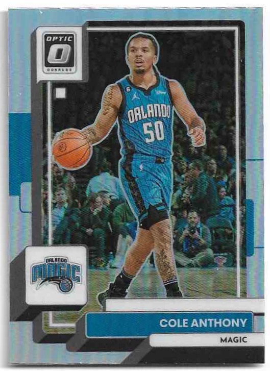 Holo Prizm COLE ANTHONY 22-23 Panini Donruss Optic Basketball