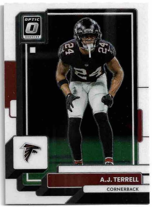 A.J. TERRELL 2022 Panini Donruss Optic Football