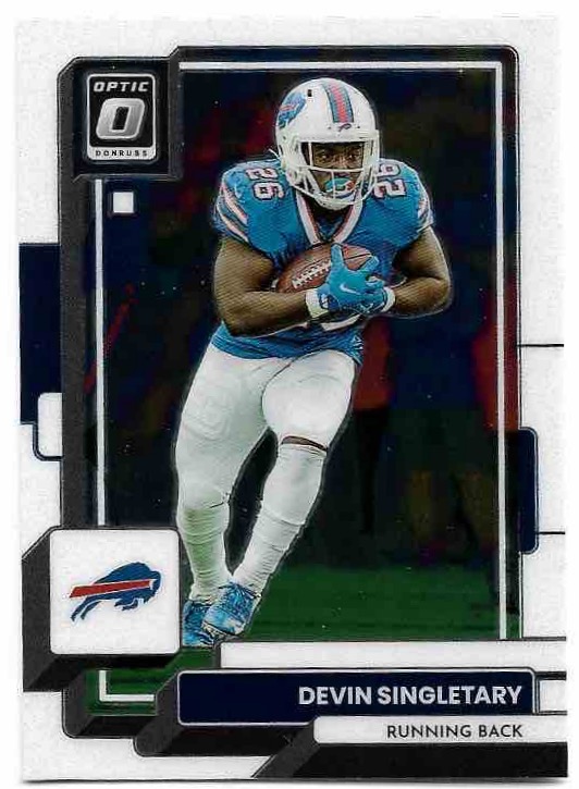 DEVIN SINGLETARY 2022 Panini Donruss Optic Football