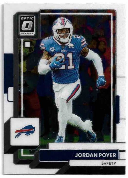 JORDAN POYER 2022 Panini Donruss Optic Football