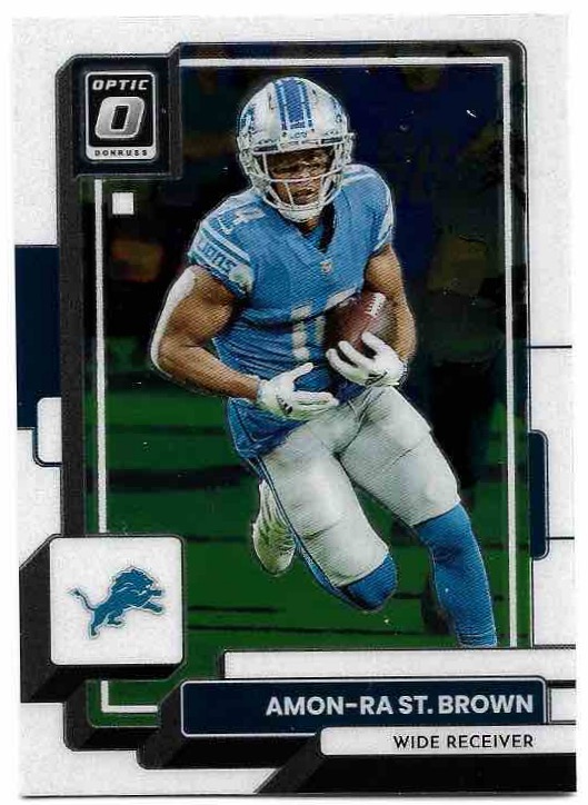 AMON-RA ST. BROWN 2022 Panini Donruss Optic Football