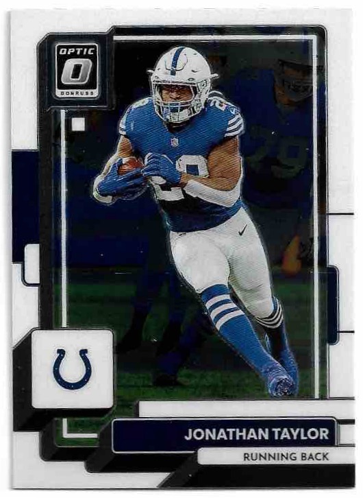 JONATHAN TAYLOR 2022 Panini Donruss Optic Football