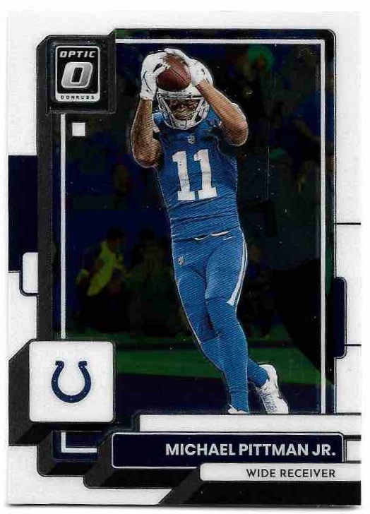 MICHAEL PITTMAN JR. 2022 Panini Donruss Optic Football