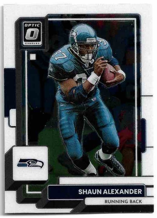 SHAUN ALEXANDER 2022 Panini Donruss Optic Football