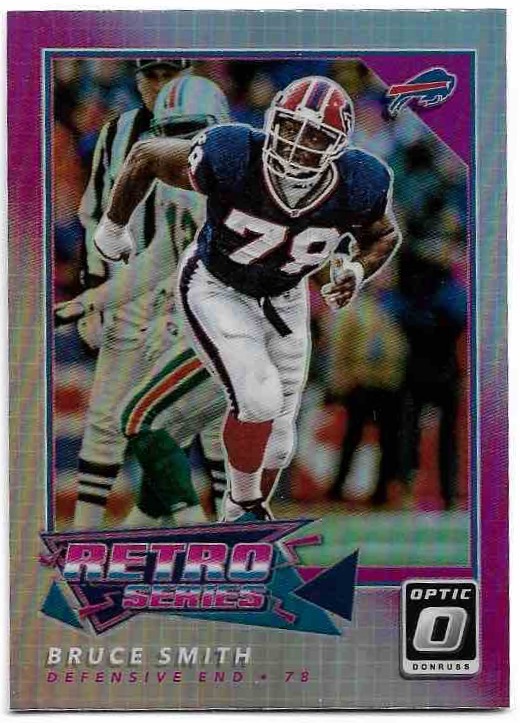 Holo Prizm Retro Series BRUCE SMITH 2022 Panini Donruss Optic Football