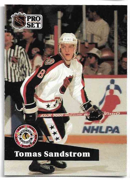 All-Star TOMAS SANDSTROM 91-92 Pro Set
