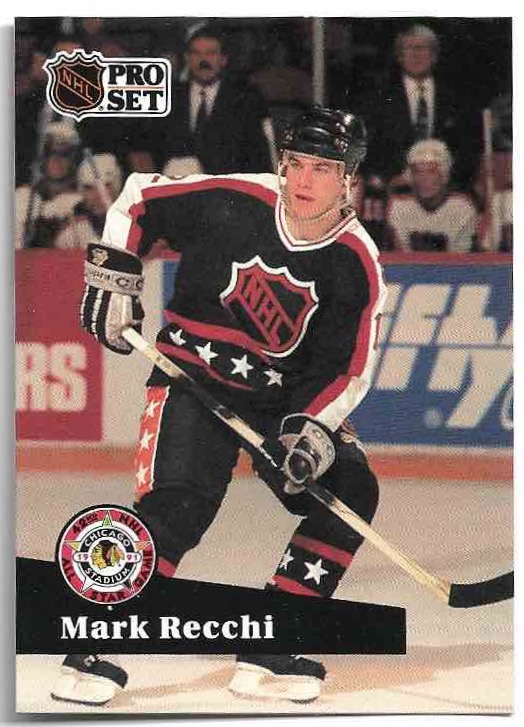 All-Star MARK RECCHI 91-92 Pro Set