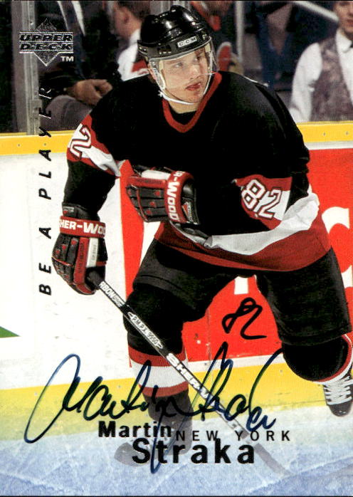 AUTO MARTIN STRAKA 95-96 UD Be a Player
