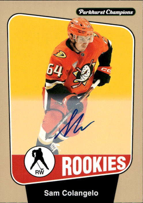 Auto Rookie SAM COLANGELO 24-25 UD Parkhurst Champions