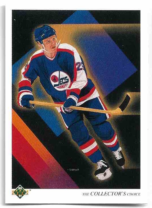 Team Checklist THOMAS STEEN 90-91 Upper Deck