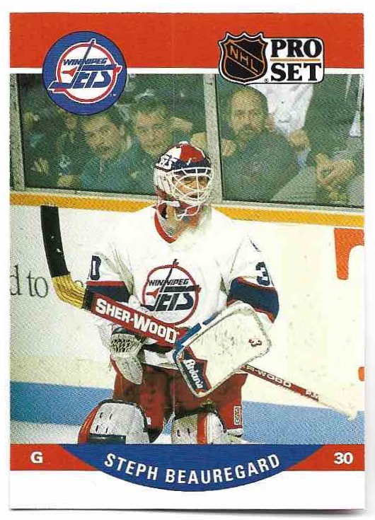 Rookie STEPHANE BEAUREGARD 90-91 Pro Set
