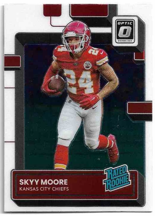 Rated Rookie SKYY MOORE 2022 Panini Donruss Optic Football