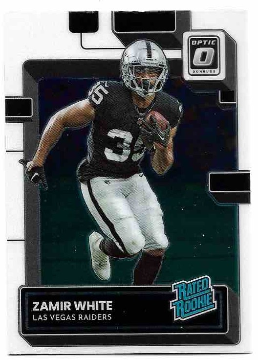 Rated Rookie ZAMIR WHITE 2022 Panini Donruss Optic Football