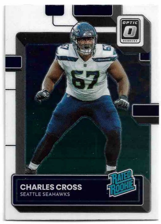 Rated Rookie CHARLES CROSS 2022 Panini Donruss Optic Football