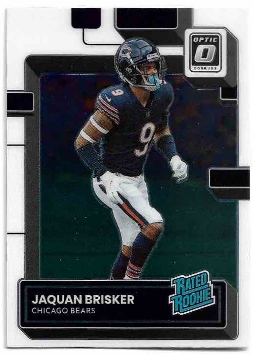 Rated Rookie JAQUAN BRISKER 2022 Panini Donruss Optic Football