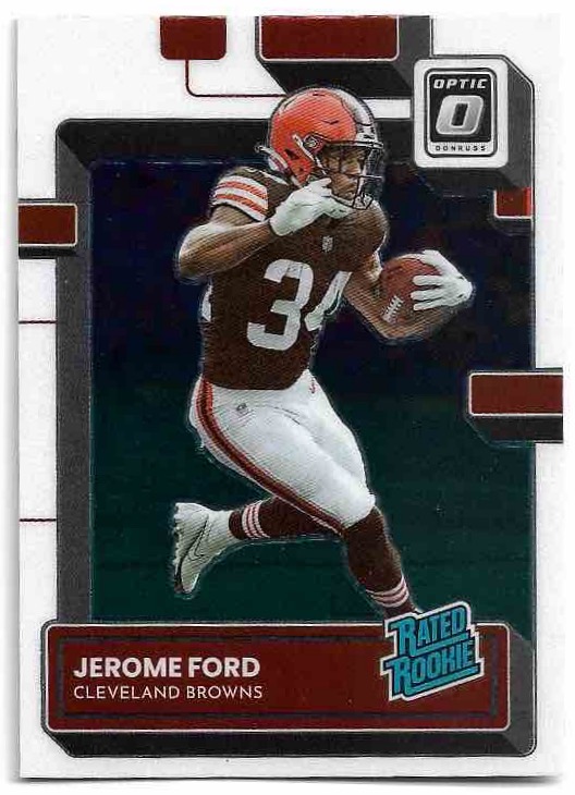 Rated Rookie JEROME FORD 2022 Panini Donruss Optic Football