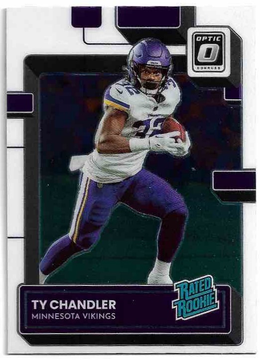 Rated Rookie TY CHANDLER 2022 Panini Donruss Optic Football