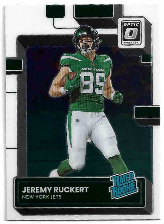 Rated Rookie JEREMY RUCKERT 2022 Panini Donruss Optic Football