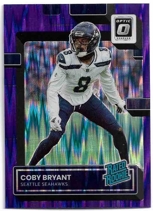 Purple Shock Rated Rookie COBY BRYANT 2022 Panini Donruss Optic Football