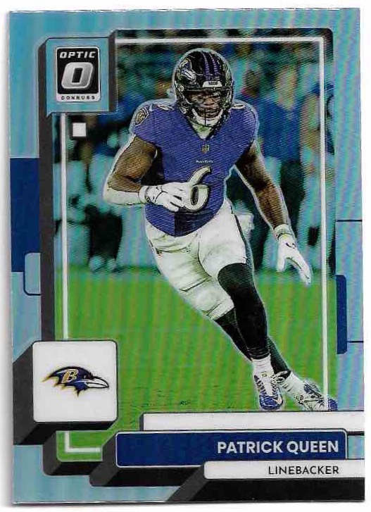 Holo Prizm PATRICK QUEEN 2022 Panini Donruss Optic Football
