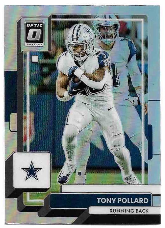 Holo Prizm TONY POLLARD 2022 Panini Donruss Optic Football