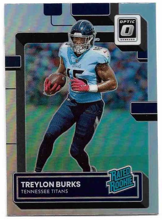 Holo Prizm Rated Rookie TREYLON BURKS 2022 Panini Donruss Optic Football