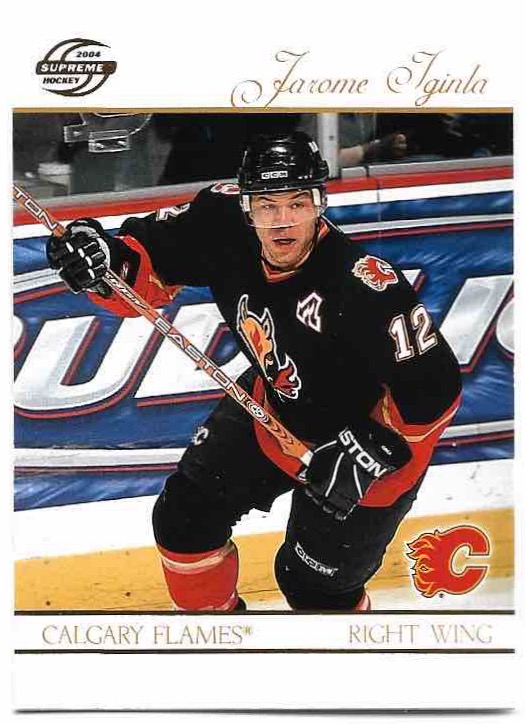 JAROME IGINLA 03-04 Pacific Supreme